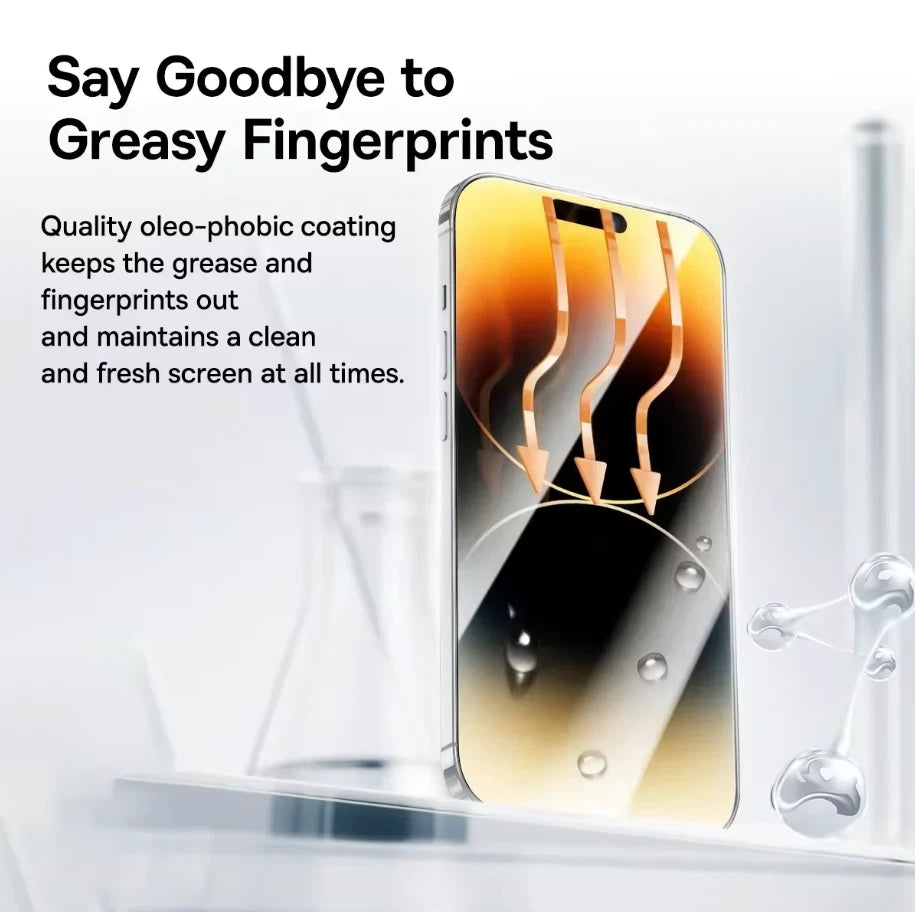 G15 Dust Free Full Cover Tempered Glass - iP15