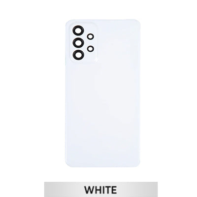 Samsung A23/236 5G Back Glass With Camera Lens And Adhesive - White