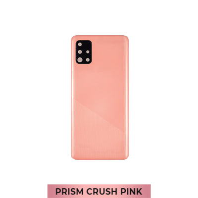 Samsung A51 4G/A515 Back Glass With Camera Lens And Adhesive - Prism Crush Pink