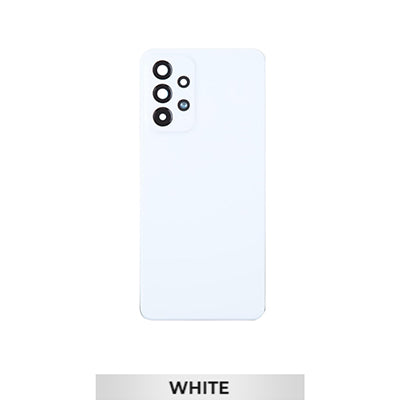 Samsung A53 5G/536 Back Glass With Camera Lens And Adhesive - White