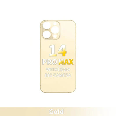 iPhone 14 Pro Max OEM Compatible Back Glass - Gold (Big Hole)