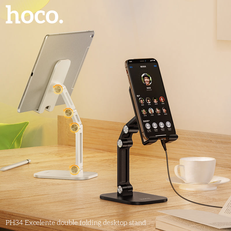 Hoco PH34 Tabletop Folding Holder - White