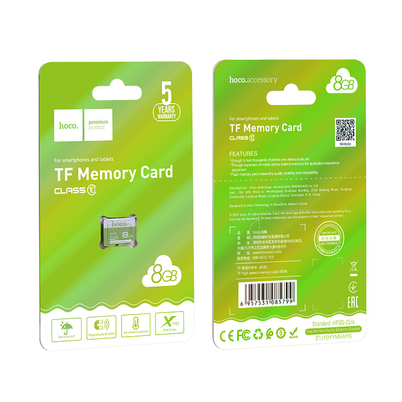 HOCO TF high speed memory card(8GB)