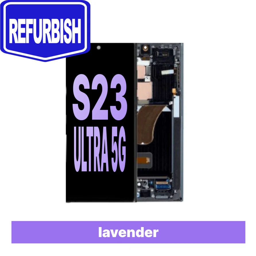 Samsung Galaxy S23 Ultra Refurbished Assembly with Frame - Lavender