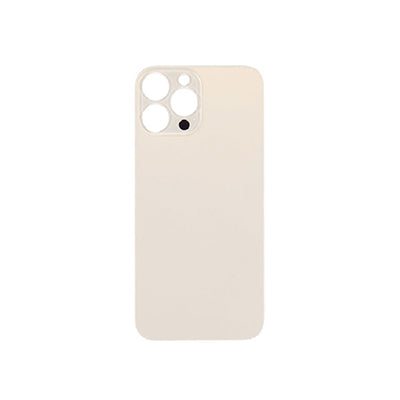 iPhone 13 Pro OEM Compatible Back Glass with 3M Adhesive - Gold (Big Hole)