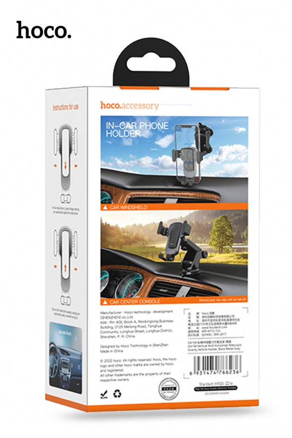 HOCO CA104 vertical and horizontal telescopic gravity vehicle holder