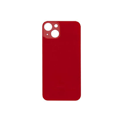 iPhone 13 - Compatible Back Glass Aftermarket - Red (Big Hole)
