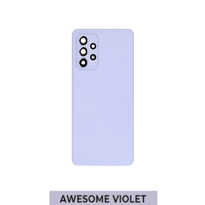 Samsung A52 4G/A525 Back Glass With Camera Lens And Adhesive - Awesome Violet