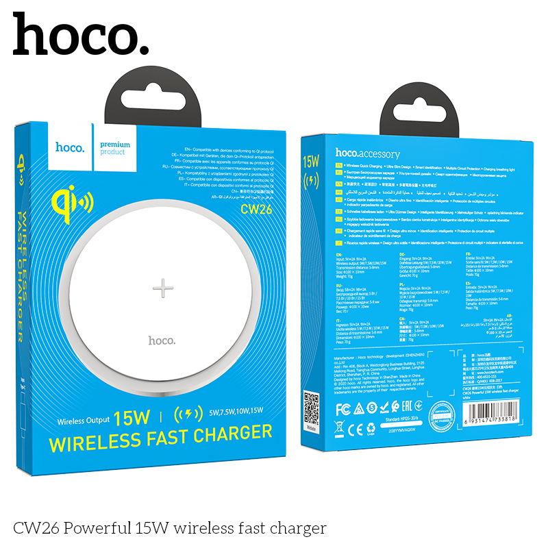 NCC Magsafe Wireless Charger WH121 15W Type-C Black