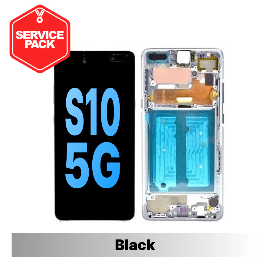 Samsung Galaxy S10 5G Screen Service Pack - Black