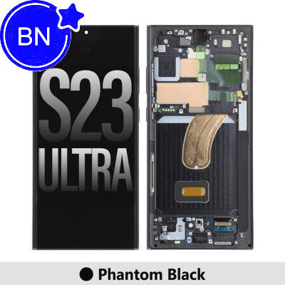 Samsung Galaxy S23 Ultra Brand New Assembly With Frame - Black
