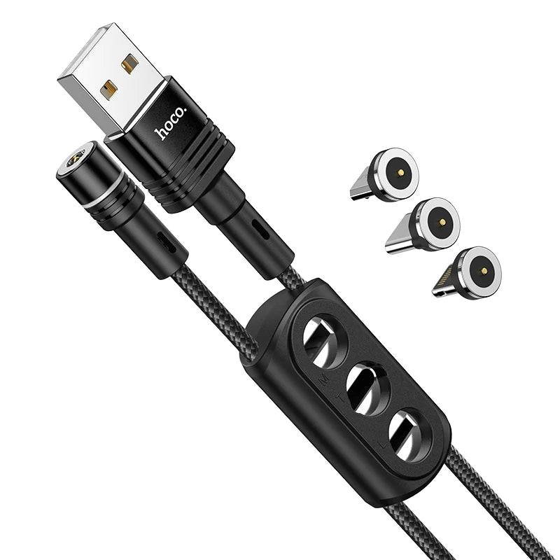 HOCO U98 3-in-1 Magnetic Charging Cable