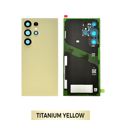 Samsung S24 Ultra Back Glass with Adhesive - Titanium Yellow