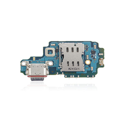 Samsung Gal axy S22 Ultra S908E (International Dual Sim Version) Charging Port Board With Sim Card Reader-Oem