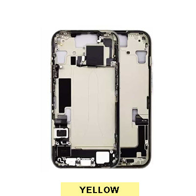 iPhone 15 Oem Mid Frame Housing With Small Parts - Yellow