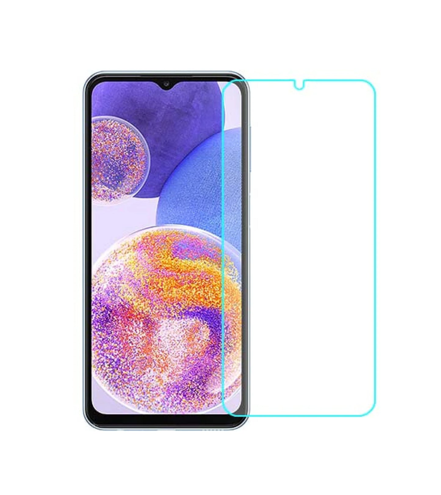Tempered Glass Screen Protector for A33 Clear - 1 PC