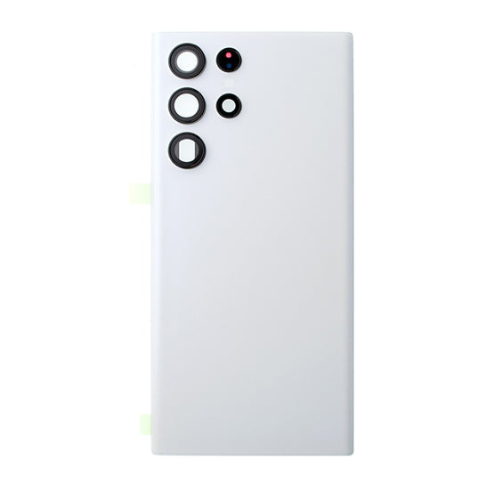 Samsung S22 Ultra Back Glass with Adhesive - Phantom White