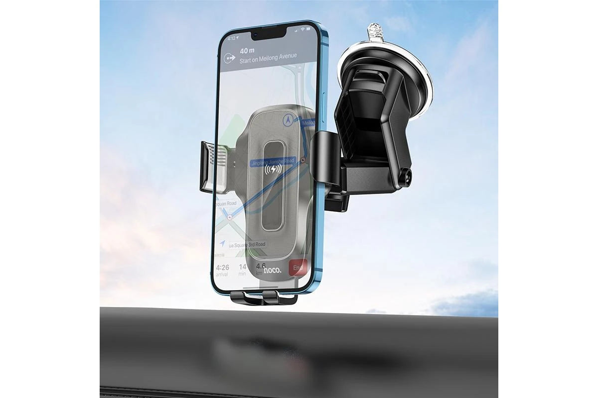 HW3 Wise automatic induction wireless fast charging car holder(center console)
