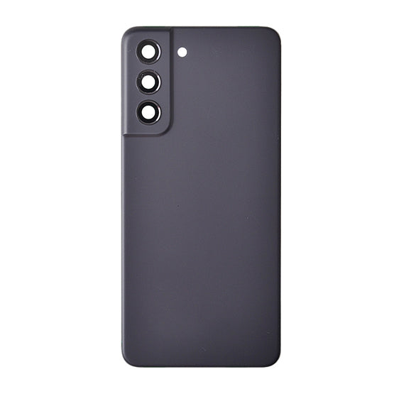 Samsung S21FE Back Glass With Adhesive - Phantom Black