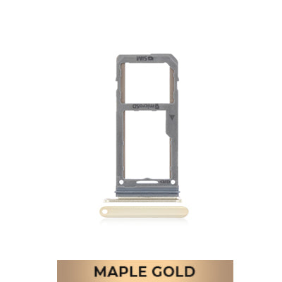 Single SIM Card Tray for Samsung Galaxy Note 8-Maple Gold-OEM