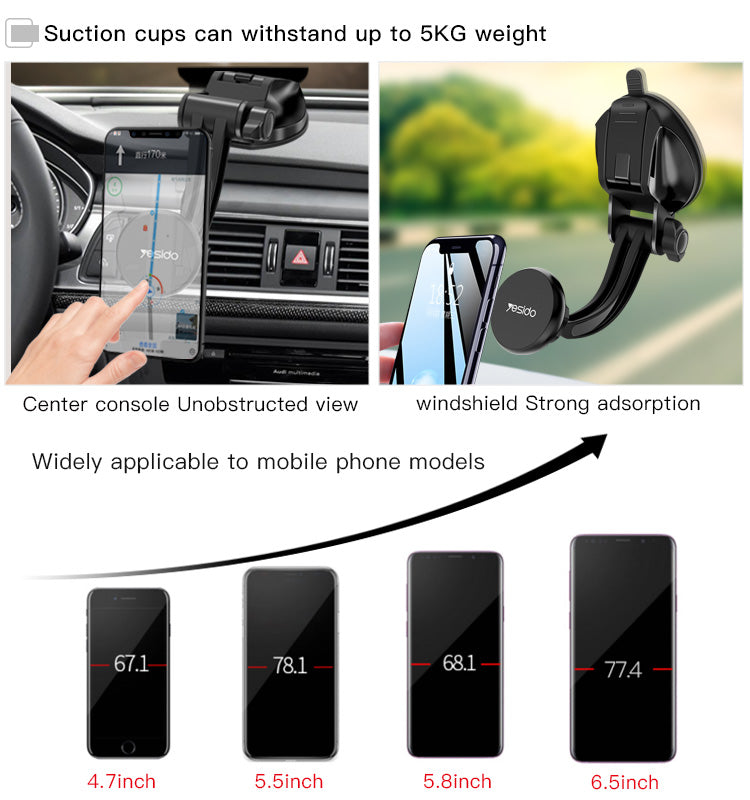 YESIDO 360 Rotation Phone Holder C54