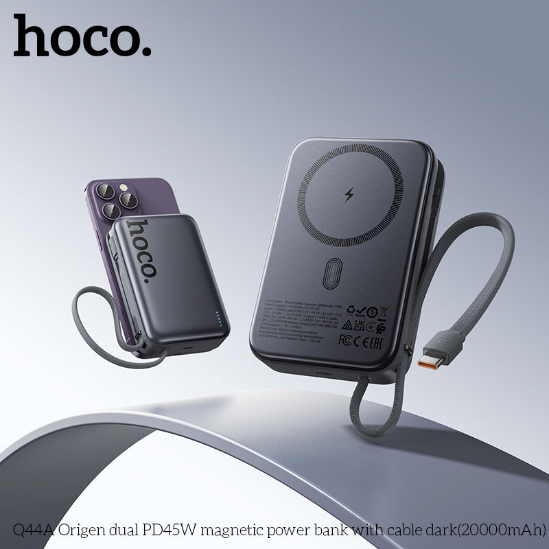 Q44A For Laptop PD45W 20000mAh Magsafe with Cable power bank