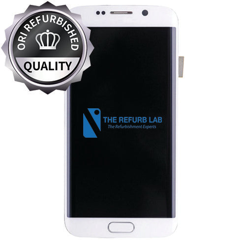 Samsung Galaxy S6 Edge G925i Compatible Amoled Assembly - Refurbished - White
