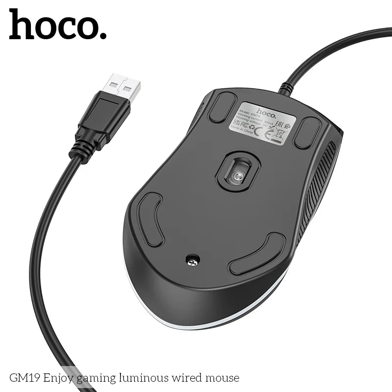 GM19 Enjoy gaming luminous wired mouse