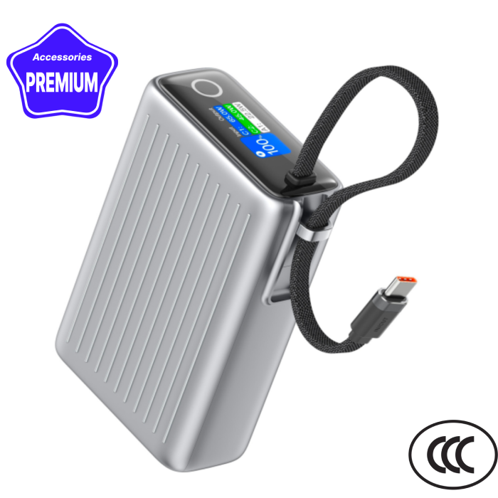 NCC Power Bank T198BLP 20000mAh 65W Dark Grey-20000mAh 3C Certified