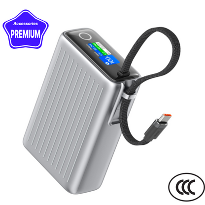 NCC Power Bank T198BLP 20000mAh 65W Dark Grey-20000mAh 3C Certified