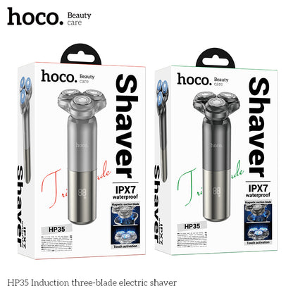 Hoco HP35 Induction three-blade electric shaver - Grey