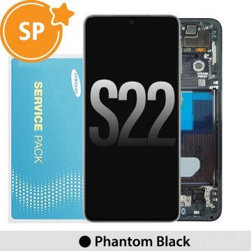 Samsung Galaxy S22 5G Screen Service Pack - Black