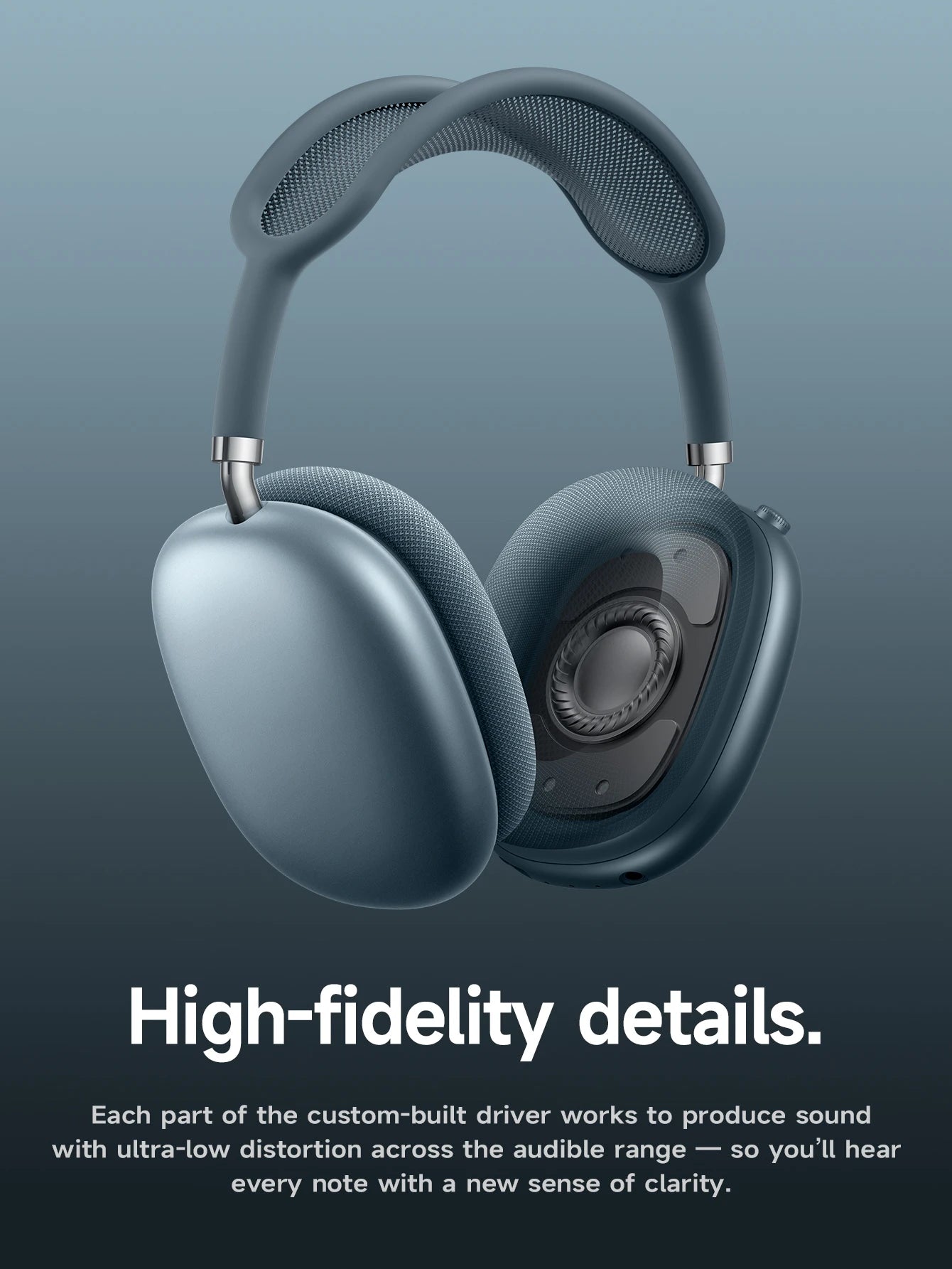 W65 Plus Happy ANC BT headphones Deep Space Gray