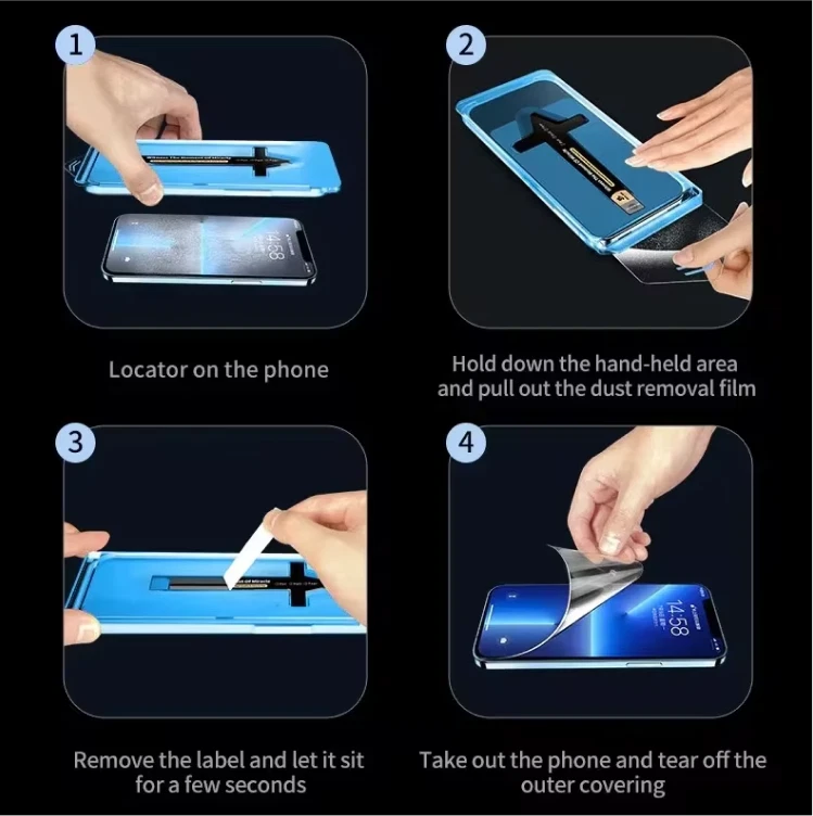 G15 Dust Free Full Cover Tempered Glass - iPX/XS/11P