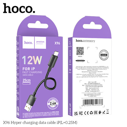 X96 Hyper charging data cable iP(L=0.25M)