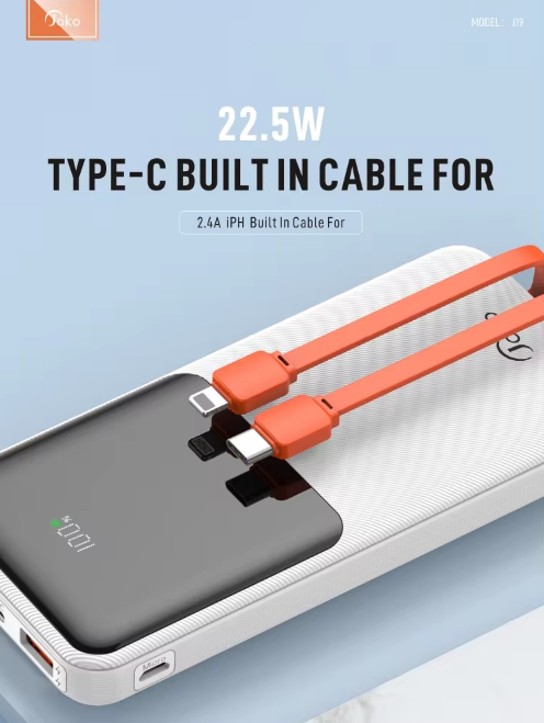Pavareal G09 Power Bank 10000mAh - White