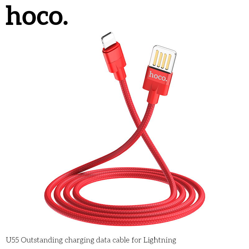 U55 Outstanding charging data cable for Type-C - Red