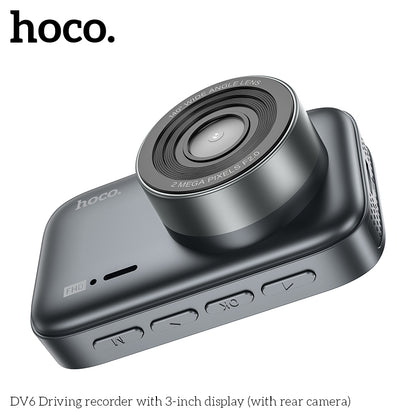 DV6 Driving recorder with 3-inch display(with rear camera)