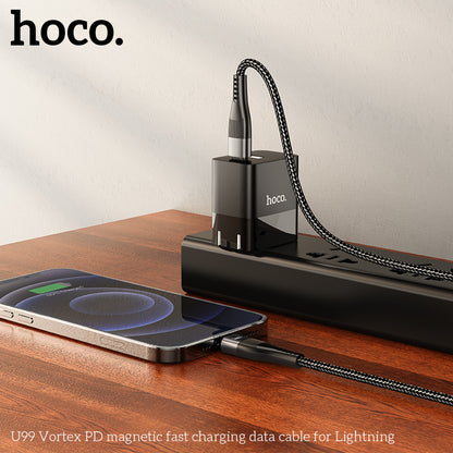HOCO U99 Vortex PD magnetic fast charging data cable for Lightning(L=1.2M)