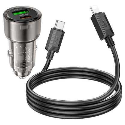 HOCO Z52 Spacious PD38W(1C1A) car charger - Black
