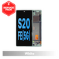 Samsung Galaxy S20FE Service Pack with Frame Amoled Assembly - White