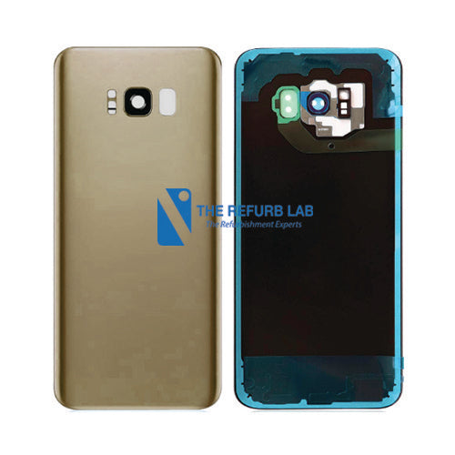 Samsung Galaxy S8 Plus Back Glass with Adhesive - Gold