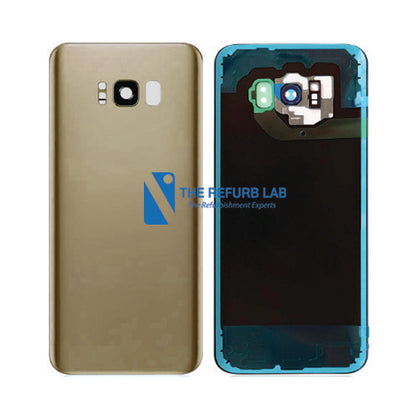 Samsung Galaxy S8 Plus Back Glass with Adhesive - Gold