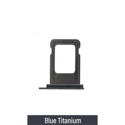 SIM Card Tray for iPhone 15Pro/15 Pro Max-OEM-Blue Titanium