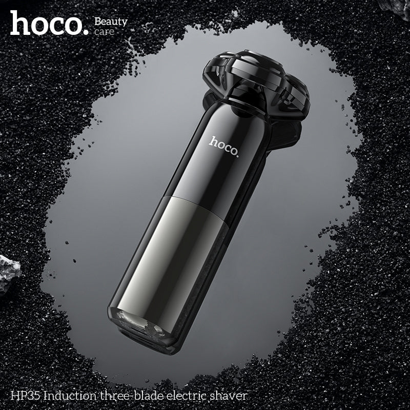 Hoco HP35 Induction three-blade electric shaver - Grey