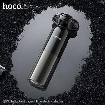 Hoco HP35 Induction three-blade electric shaver - Grey