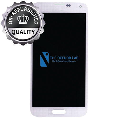Samsung Galaxy S5 G900 Compatible Amoled Assembly - Refurbished - White