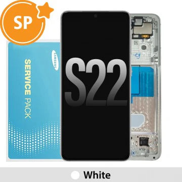 Samsung Galaxy S22 5G Service Pack Screen - White