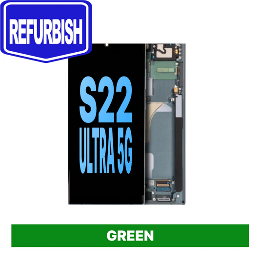 Samsung Galaxy S22 Ultra Refurbished  Assembly with Frame - Green