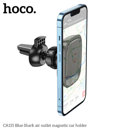 HOCO CA115 Blue Shark air outlet magnetic car holder